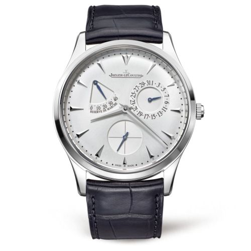 Jaeger-LeCoultre Master Ultra Thin Réserve de Marche Stainless Steel Silver Alligator