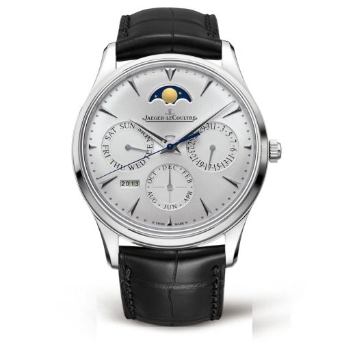 Jaeger-LeCoultre Master Ultra Thin Perpetual Stainless Steel Silver Boutique Edition