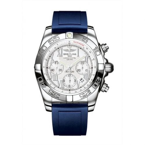 Breitling Chronomat 44 Stainless Steel Antarctica White Rubber