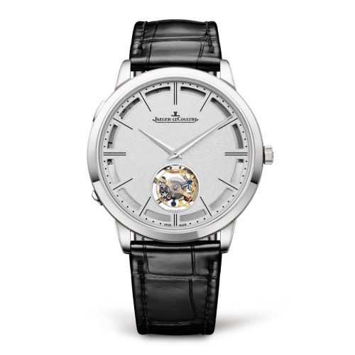 Jaeger-LeCoultre Master Ultra Thin Minute Repeater Flying Tourbillon White Gold Silver