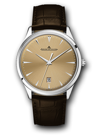 Jaeger-LeCoultre Master Ultra Thin Date Stainless Steel Champagne