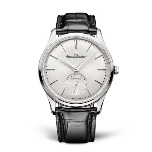 Jaeger-LeCoultre Master Ultra Thin Small Seconds Stainless Steel Silver Alligator