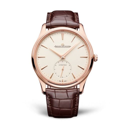 Jaeger-LeCoultre Master Ultra Thin Small Seconds Pink Gold Eggshell Alligator