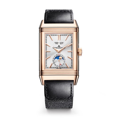 Jaeger-LeCoultre Reverso Tribute Duoface Calendar Pink Gold Silver
