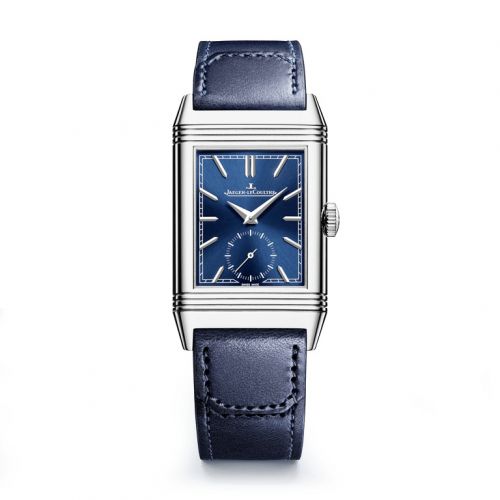 Jaeger-LeCoultre Reverso Tribute Monoface Stainless Steel Blue