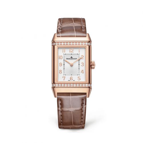 Jaeger-LeCoultre Reverso Classic Medium Duetto Pink Gold Silver