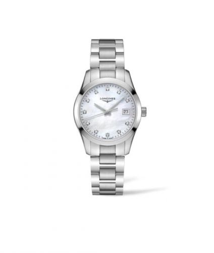 Longines Conquest Classic Quartz 34 Stainless Steel MOP