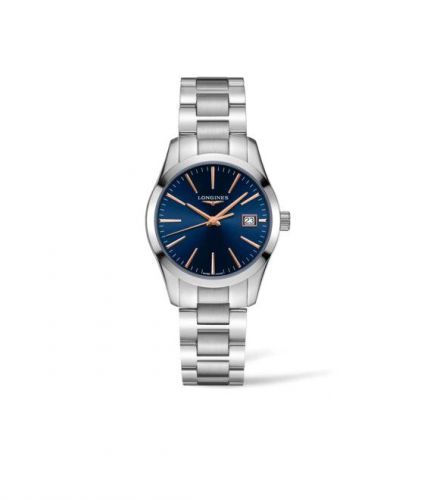 Longines Conquest Classic Quartz 34 Stainless Steel Blue