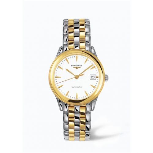 Longines Flagship 35.6 Automatic Two Tone White