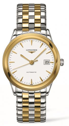 Longines Flagship 38.5 Two Tone White