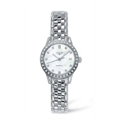 Longines Flagship 26 Automatic Diamond Bezel MOP