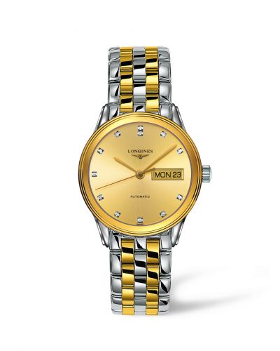 Longines Flagship 35.6 Day Date Two Tone