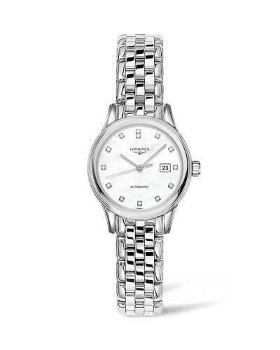 Longines Flagship 30 Stainless Steel MOP Bracelet