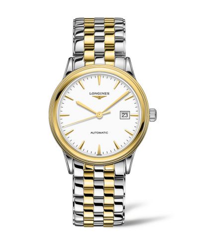 Longines Flagship 40 Stainless Steel - Yellow Gold White Bracelet