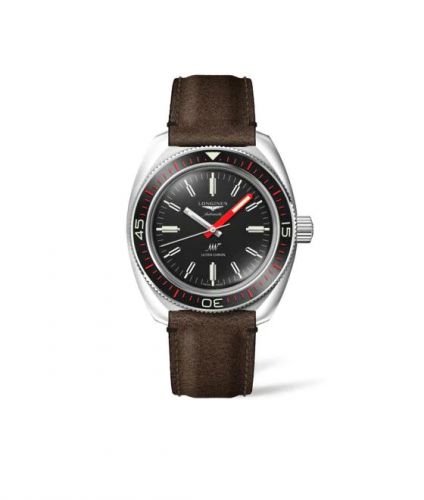 Longines Ultra-Chron Diver Stainless Steel Black Strap Box Edition