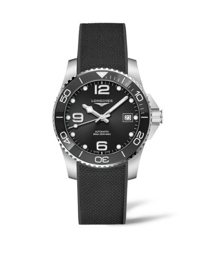 Longines HydroConquest 39 Automatic Stainless Steel Black Rubber