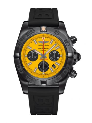 Breitling Chronomat 44 Blacksteel Yellow Rubber