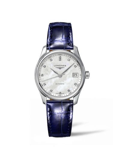 Longines Master Collection Date 34 Stainless Steel MOP