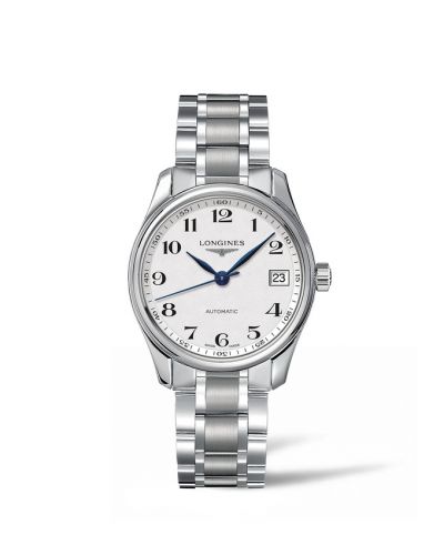 Longines Master Collection Date 34 Stainless Steel Silver Bracelet