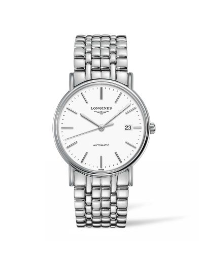 Longines Presence 38.5 Automatic Stainless Steel White Bracelet