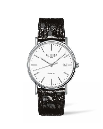 Longines Presence 38.5 Automatic Stainless Steel White Strap