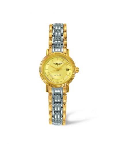 Longines Presence 25.5 Automatic PVD Gold Champagne Bracelet