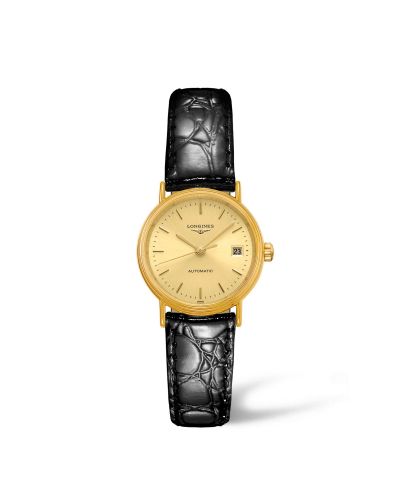Longines Presence 25.5 Automatic PVD Gold Champagne