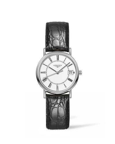 Longines Presence Quartz 30mm Stainless Steel White - Roman