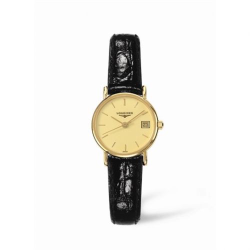 Longines Presence 23.5 Quartz Gold Yellow Stick