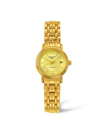 Longines Presence 25.5 Automatic PVD Gold Champagne Champagne
