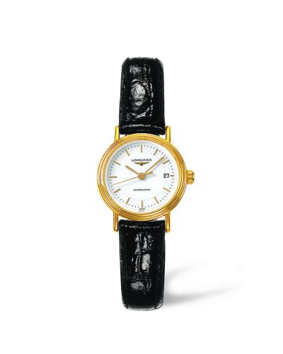 Longines Presence 25.5 Automatic PVD Gold White