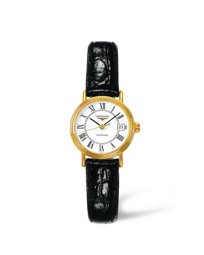 Longines Presence 25.5 Automatic PVD Gold White - Roman