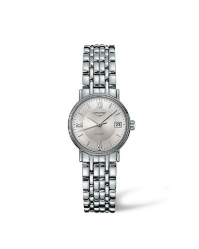 Longines Presence 25.5 Automatic Stainless Steel Silver - Mixed Bracelet