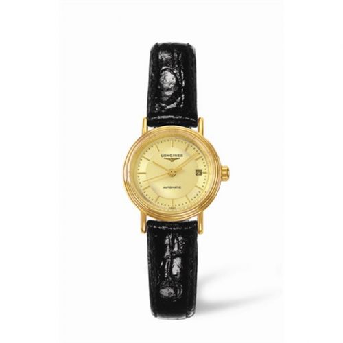 Longines Presence 25.5 Automatic Yellow Stick Yellow