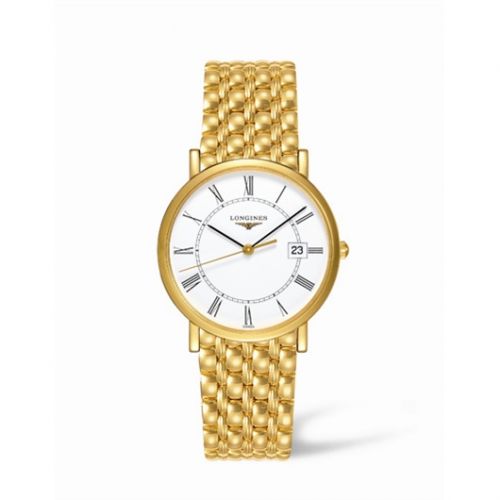 Longines Presence 34 Quartz Gold