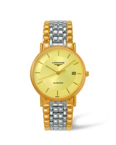 Longines Presence 38.5 Automatic PVD Gold Champagne Bracelet