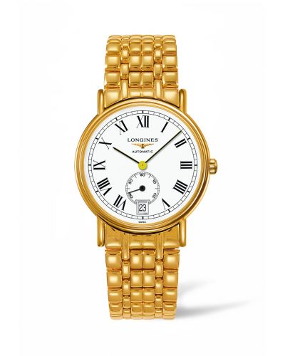 Longines Presence 38.5 Automatic Small Seconds Yellow