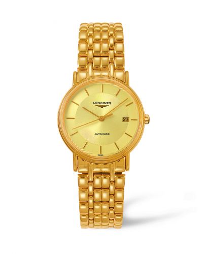 Longines Presence 34.5 Automatic Yellow