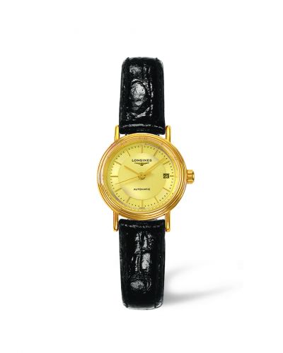 Longines Presence 25.5 Automatic PVD Gold Champagne