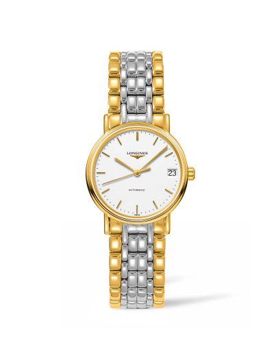 Longines Presence Automatic 30 PVD Gold White Bracelet