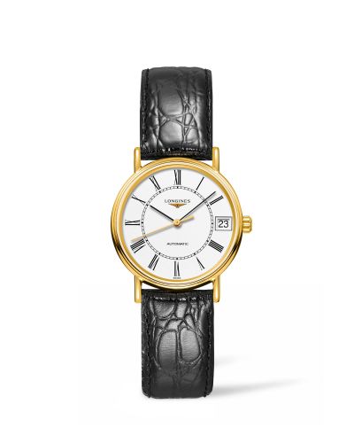 Longines Presence Automatic 30 PVD Gold White - Roman