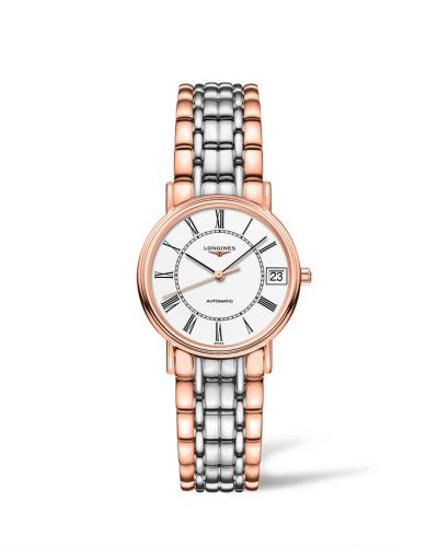 Longines Presence Automatic 30 PVD Red White - Roman Bracelet