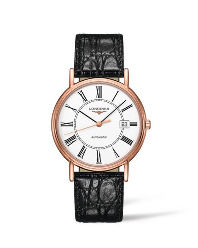 Longines Presence 38.5 Automatic PVD Red White - Roman