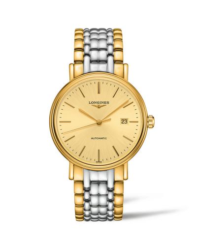 Longines Presence 40 Automatic PVD Gold Champagne Bracelet