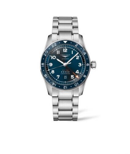 Longines Spirit Zulu Time 42 Blue Bracelet