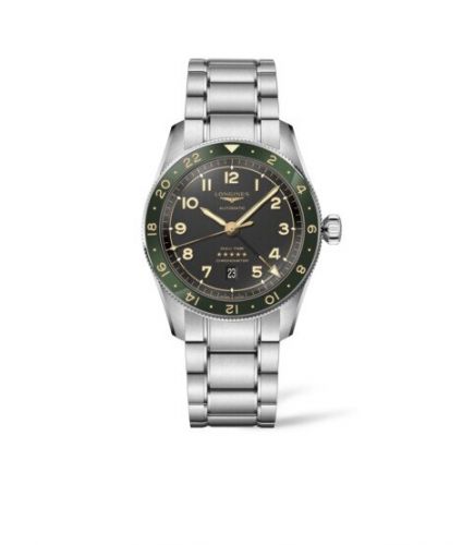 Longines Spirit Zulu Time 42 Grey Bracelet