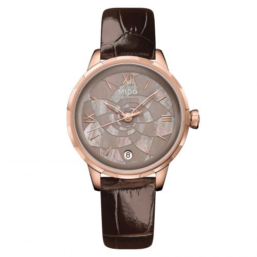 Mido Rainflower Origin Rose Gold Brown MOP