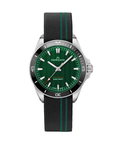 Norqain Adventure Neverest 40 Stainless Steel Green Black - Green Flex