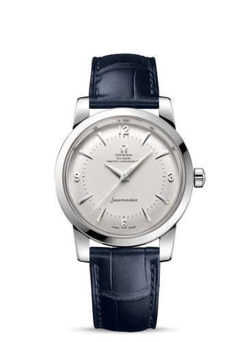 Omega Seamaster 1948 Central Seconds Stainless Steel Silver Leather