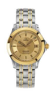 Omega Seamaster 120M Automatic 36.25 Stainless Steel Yellow Gold Champagne